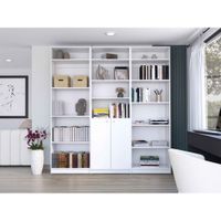 Combo Home 3 Estantes + 3 Complemento - Blanco