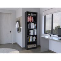Combo Home Estante 5 Repisas + Complemento - Wengue