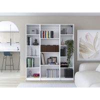 Combo Home 2 Estantes 45cm + Estante 4 Repisas - Blanco