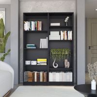 Combo Home Estante 4 Repisas + Estante 5 Repisas - Wengue