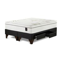Cama Europea con Cajones Art 4 Queen