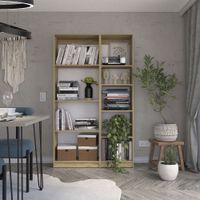 Combo Home Estante 62cm  Estante 45cm - Macadamia