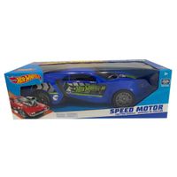 Auto Hot Wheels Friction Speed Motor 42Cm Azul