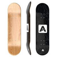 Tabla de Skate Arcade de Madera 8.5"" - Negro