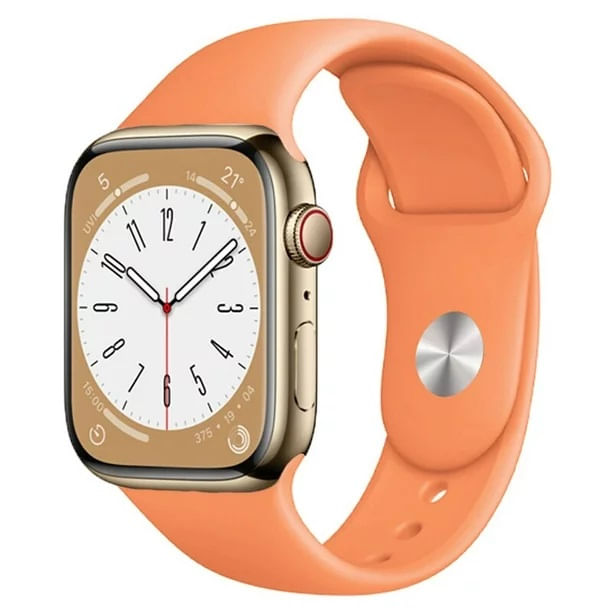 CORREA DE SILICONA NARANJA PARA APPLEWATCH Y SMARTWATCH 42/44/45/49 MM