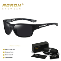 Lentes de sol Aoron - Racer- Polarizados UV400 - Negro
