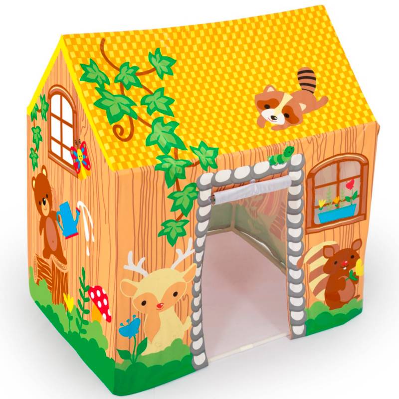 Casita Armable Diseño Selva Niñas Y Niños Bestway 102x76x11