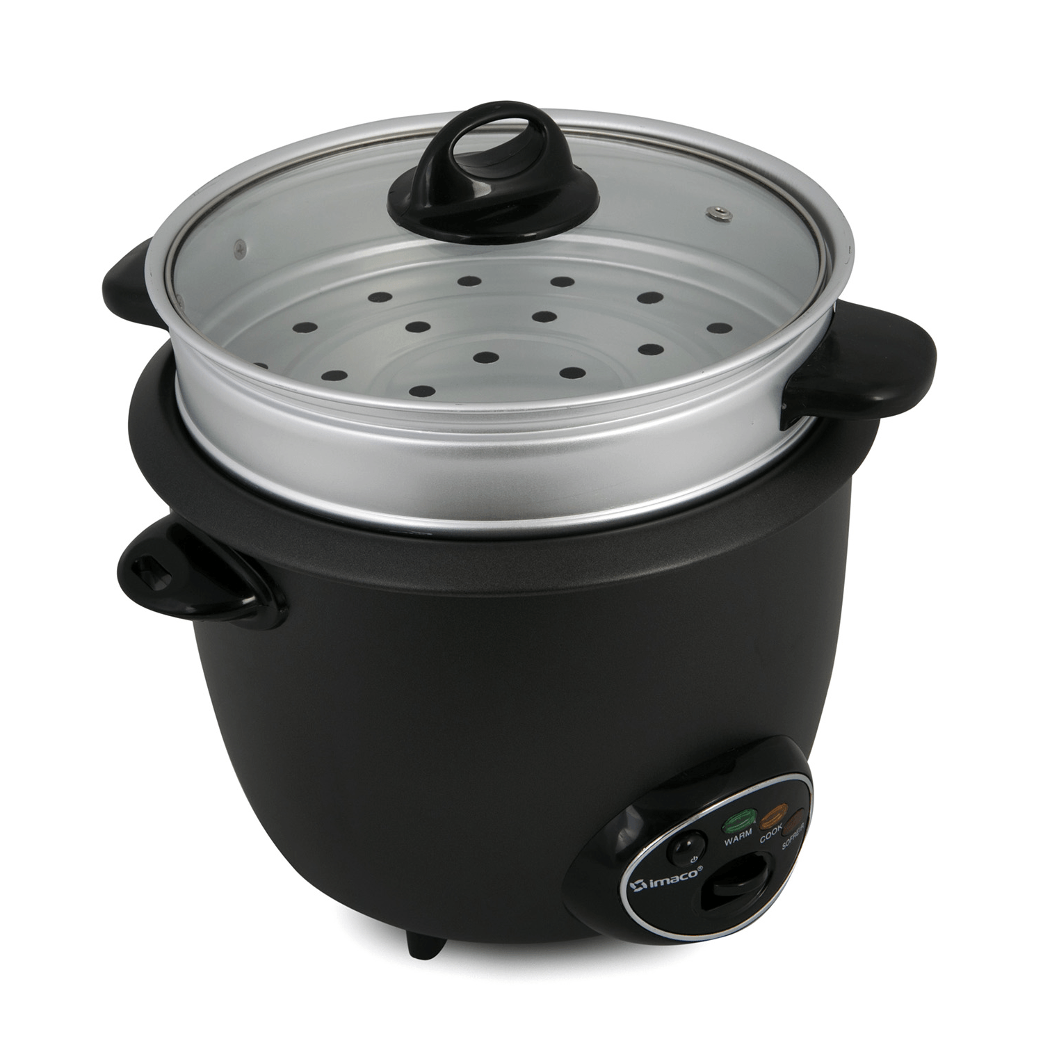 Olla Arrocera Imaco 1.8L con vaporera RC18FRY 700w negro