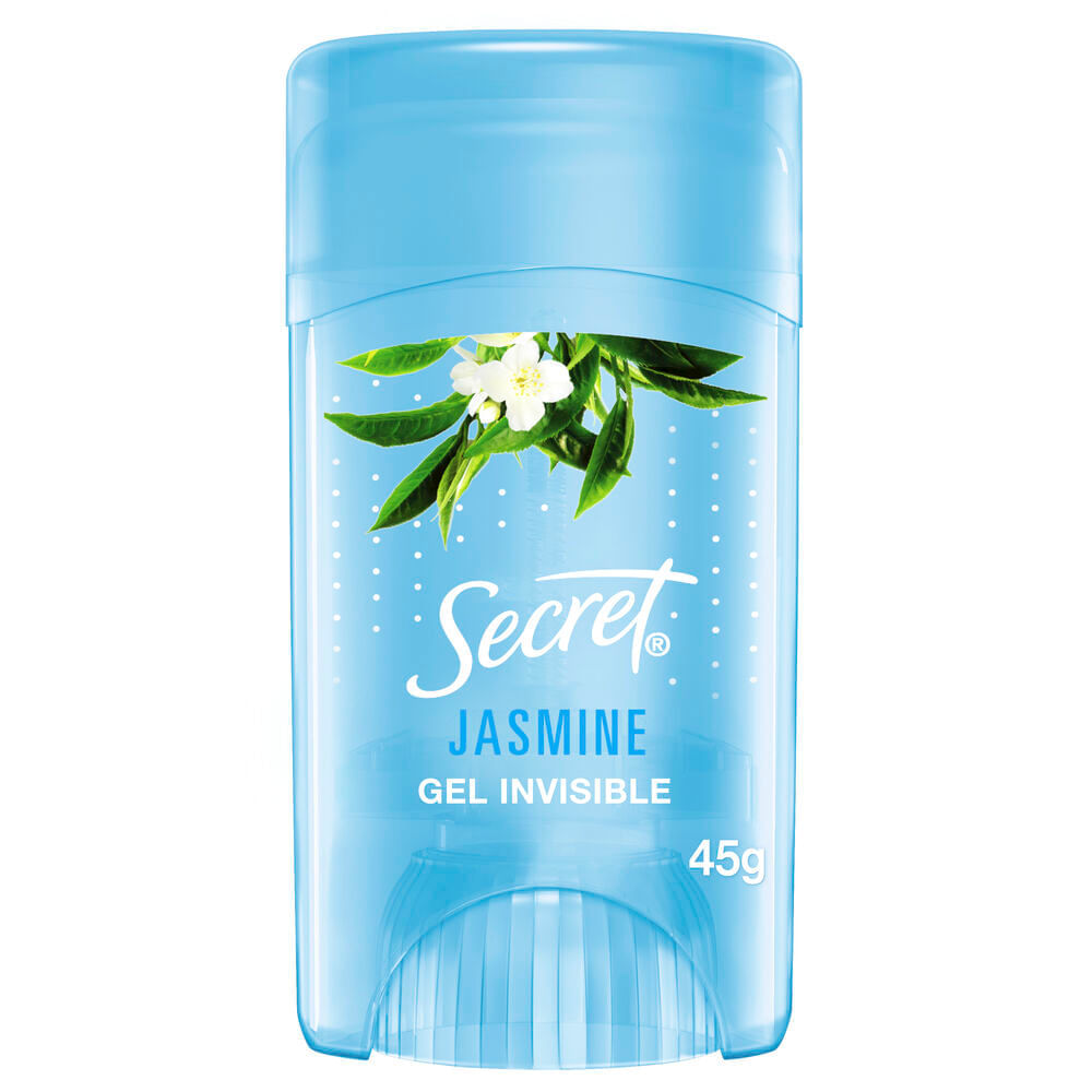 Desodorante SECRET Antitranspirante en Gel Invisible Jasmine 45g