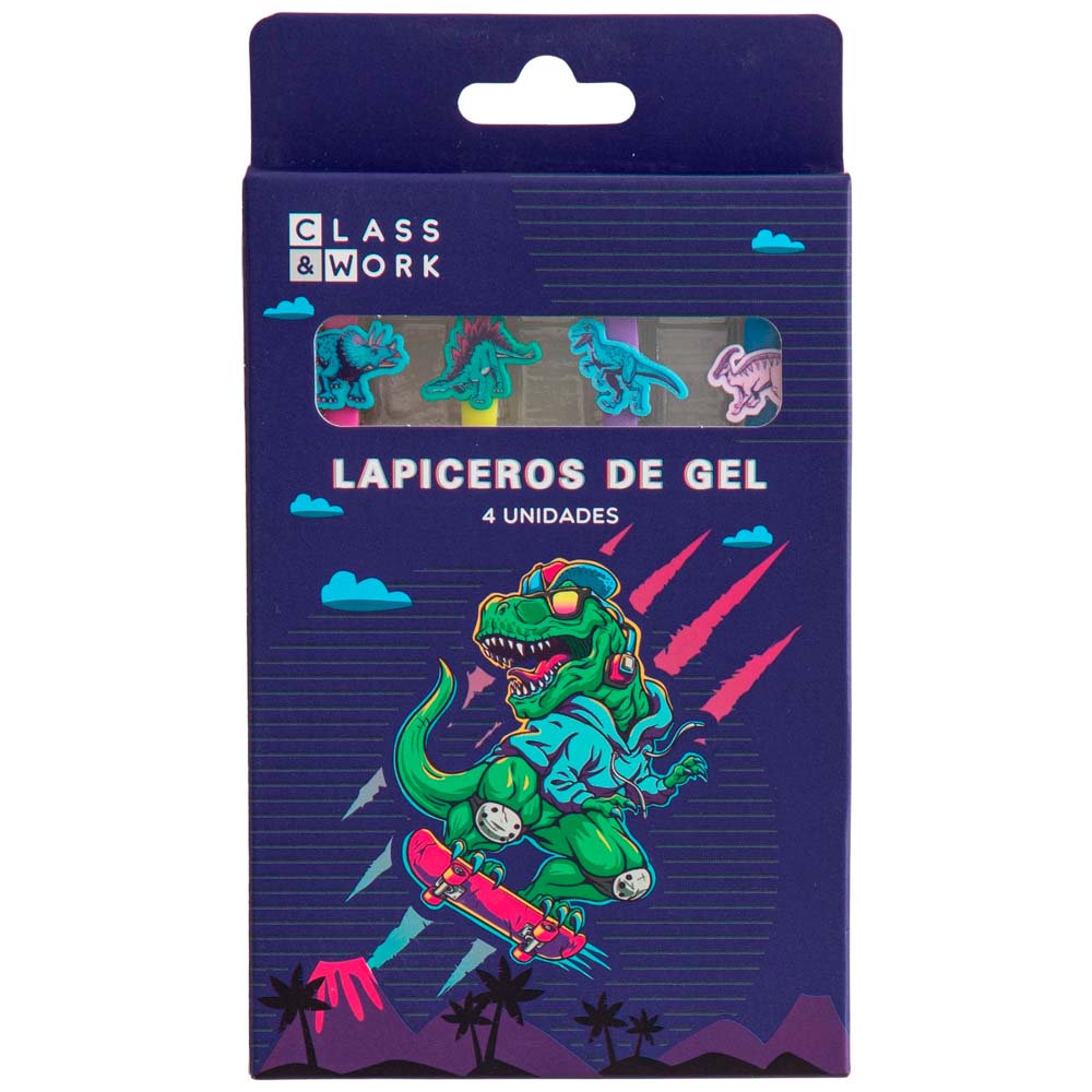 Lapicero de Tinta LíquidaCLASS&WORK Retro Saurus