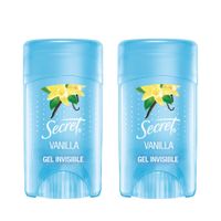 Desodorante SECRET Antitranspirante Gel Invisible Coco 45g x 2un