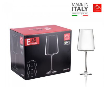 Set de Copas x 6 Vino 65CL. RCR - Hecho en Italia