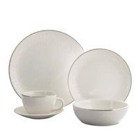 Juego de Vajilla Harmony plateado 16 piezas Corona