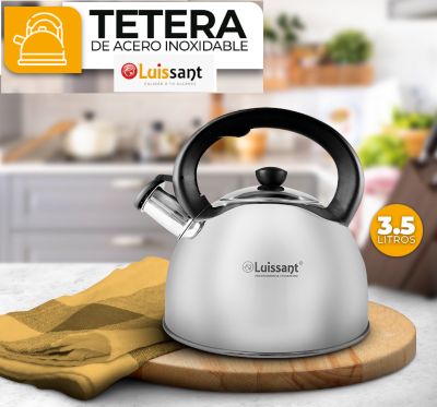 Tetera 3.50 lt. Acero Inoxidable LUISSANT