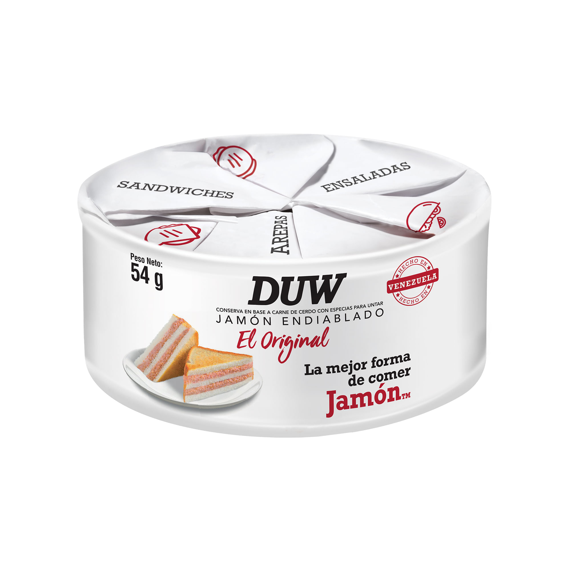 Jamón Endiablado DUW LAT Lata 54g