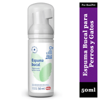 Espuma Bucal Menta Ibasa para Perros y Gatos Dientes Limpios 50ml