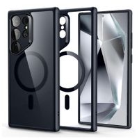 Case para Samsung S24 Ultra, amortiguador de choques, magnetico negro