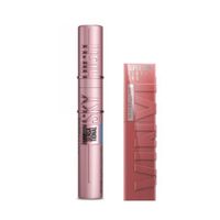 Pack  Maybelline New York  Sky High + Labial Vinyl Ink Cheeky