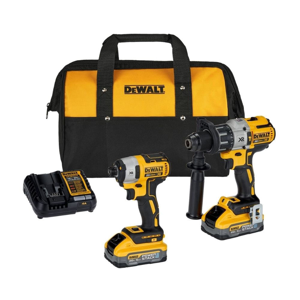 Taladro percutor 1/2"" 20V + Atornillador Dck299h2 Dewalt