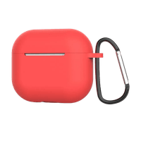 CASE DE SILICONA PARA AUDÍFONOS INALÁMBRICOS DE 3ERA GENERACIÓN ROJO