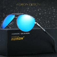 Lentes de sol Aoron - Pilot- Polarizados UV400 - Celeste