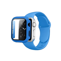 CORREA + CASE COLOR AZUL PARA APPLEWATCH 42/44 MM