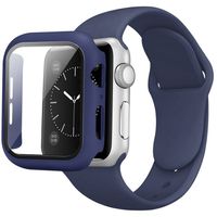 CORREA + CASE COLOR AZUL MARINO PARA APPLEWATCH 42/44 MM