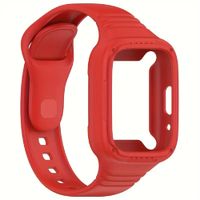 Correa completa De Silicona para Watch 3 Active y Watch 3 lite - Rojo