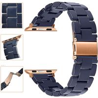 CORREA DE ESLABÓN DE RESINA/ACRÍLICO PARA SMARTWATCH O APPLE WATCH - AZUL