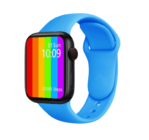 CORREA DE SILICONA AZUL MAYA PARA APPLEWATCH Y SMARTWATCH 42/44/45/49 MM