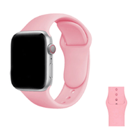 CORREA DE SILICONA ROSA CHICLE PARA APPLEWATCH Y SMARTWATCH 42/44/45/49 MM