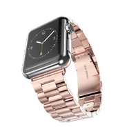 CORREA ESLABONES ROSA GOLD PARA APPLEWATCH Y SMARTWATCH 42-44-45-49 mm