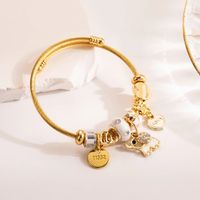 Pulseras de Cuero para Mujer - Elefante