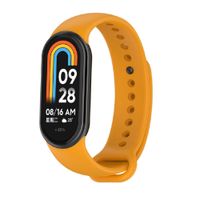 CORREAS DE SILICONA PARA MI BAND 8 - MOSTAZA