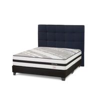 Dormitorio Driven King + Respaldo Issey Azul