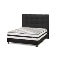 Dormitorio Driven Queen + Respaldo Issey Grafito