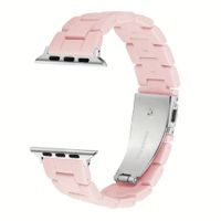 CORREA DE ESLABÓN DE RESINA/ACRÍLICO PARA SMARTWATCH O APPLE WATCH - ROSA