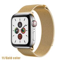 CORREA MILANESE IMANTADA DORADA 42/44/45/49 MM PARA APPLEWATCH Y SMARTWATCH