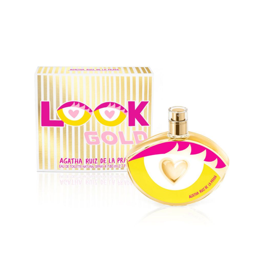 Perfume Mujer Agatha Ruiz De La Prada Look Gold Edt 80 ML