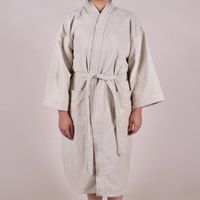 Salida de baño ¨M¨ Color Beige de 450 GR - 100 % algodón nacional