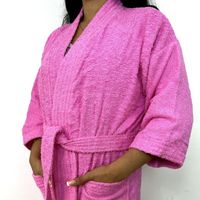 Salida de baño ¨M¨ Color Chicle de 380 GR - 100 % algodón nacional