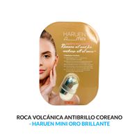 Roca Volcánica Antibrillo Coreano Oro Brillante - Huruen Mini