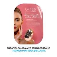 Roca Volcánica Antibrillo Coreano Rosa Brillante - Huruen Mini