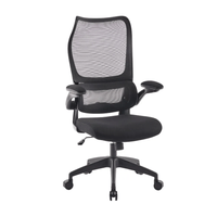 Silla Giratoria Lisboa Nylon/Metal Negro Orange