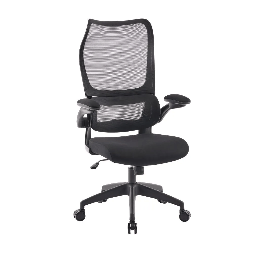 Silla Giratoria Lisboa Nylon/Metal Negro Orange