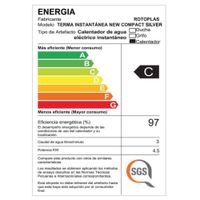 Terma Instantánea Rotoplas NEW COMPACT Silver