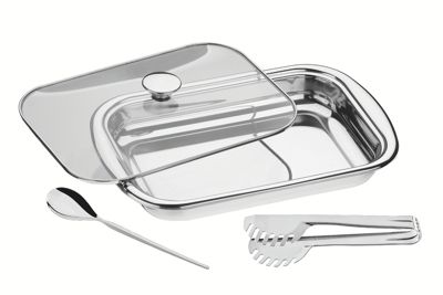 Set de fuentes Tramontina de Acero Inoxidable