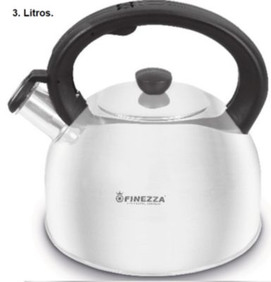 Tetera FINEZZA 3 lt. Acero Inoxidable