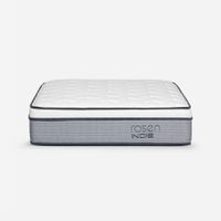 Dormitorio Americano Indie 1.5Pl + Respaldo Issey Niebla