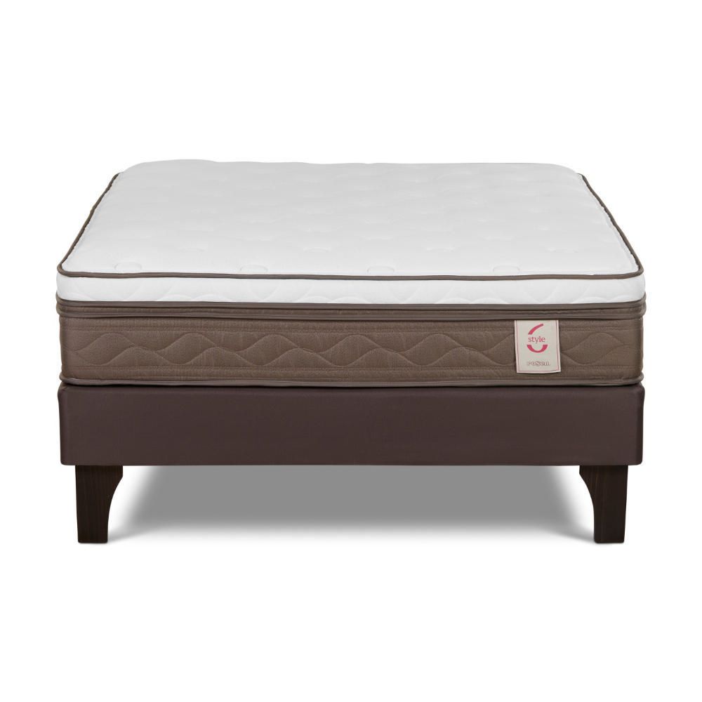 Dormitorio Europeo NS6 2 Plazas + Respaldo West Azul